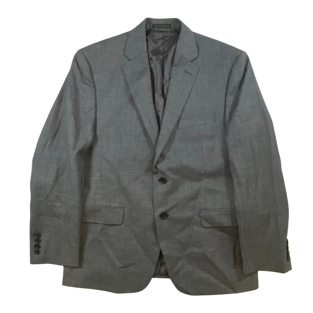 Lauren Ralph Lauren Mens Grey Wool Blend Blazer‎ Jacket Size 40R
